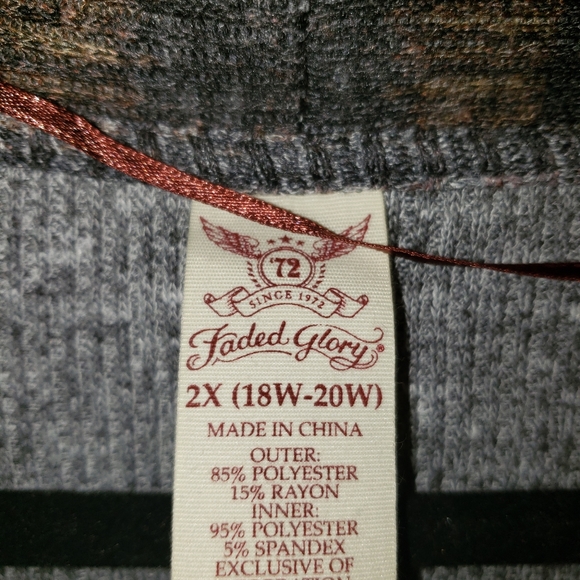 Faded Glory 2X sweater - Picture 3 of 3